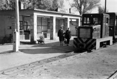 1967, Liszkay Ferenc, narrow-gauge railway, station, Fortepan #287583