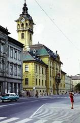 Magyarország, Szeged, Széchenyi tér, szemben a Városháza., 1974, Liszkay Ferenc, Fortepan #287660