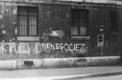 Franciaország, Párizs, 1962, Pécsi család, graffiti, Fortepan #287701