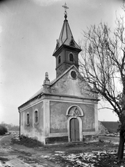 Magyarország, Budapest XXII., Budatétény, Kápolna utca 31., Szent Mihály-kápolna., 1965, Építésügyi Dokumentációs és Információs Központ, VÁTI, kápolna, Budapest, Fortepan #28785