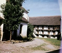 Romania,Transylvania, evangélikus erődtemplom., 1956, Csaba László örökösei, colorful, fortified church, Saxon ethnicity, Fortepan #287906