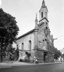 Magyarország, Budapest I., Fő utca, Budai kapucinus templom., 1967, Építésügyi Dokumentációs és Információs Központ, VÁTI, Budapest, Fortepan #28791