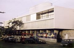 Brazília, Belo Horizonte, Avenida João Pinheiro, a Departamento Estadual de Trânsito de Minas Gerais (Minas Gerais Állami Közlekedési Minisztériuma) ügyfélszolgálati irodája., 1962, Csaba László örökösei, Fortepan #288008