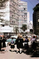 Brazília, Sao Paulo, Praça da República, szemben az Edifício Eiffel., 1962, Csaba László örökösei, Fortepan #288015