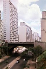 Brazília, Sao Paulo, Viaduto 9 de Julho, balra az Edifício Urupês., 1962, Csaba László örökösei, Fortepan #288023