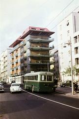 Olaszország, Róma, a Via di Boccea a Via Aurelia felől, jobbra a Via Cardinal Parocchi torkolata., 1963, Csaba László örökösei, színes, Fortepan #288085