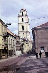 Litvánia, Vilnius, Šv. Jono gatvė, Keresztelő Szent János és Szent János evangélista templom (Šv. Jono Krikštytojo ir Šv. Jono apaštalo ir evangelisto bažnyčia)., 1963, Csaba László örökösei, színes, Fortepan #288110