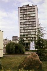 Franciaország, Sarcelles, Avenue Paul Valéry., 1963, Csaba László örökösei, színes, Fortepan #288119