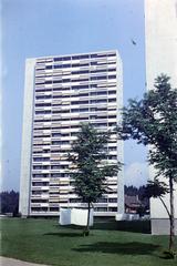 Svájc, Bern, Waldmannstrasse., 1964, Csaba László örökösei, színes, Fortepan #288153