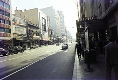 Argentína, Buenos Aires, az Avenida Corrientes, a Calle Talcahuano és a Calle Uruguay közötti szakaszon., 1969, Csaba László örökösei, Best of, Fortepan #288184