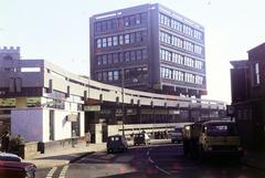 Egyesült Királyság, York, The Stonebow a Fossgate felől, szemben a Stonebow House., 1970, Csaba László örökösei, Fortepan #288232