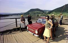 1971, Csaba László örökösei, Best of, ferry, number plate, colorful, Fortepan #288247