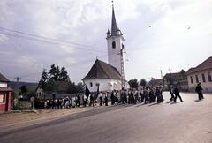 Romania,Transylvania, a református templom., 1971, Csaba László örökösei, Fortepan #288255