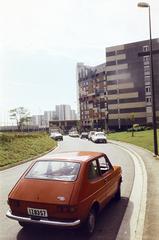 Franciaország, Toulouse, Avenue Winston Churchill., 1976, Csaba László örökösei, Fiat 127, rendszám, magasház, Fortepan #288413