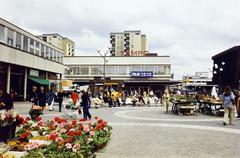 Svédország, Stockholm, Vällingby Torg, Vällingby Centrum (bevásárlóközpont)., 1977, Csaba László örökösei, Fortepan #288425