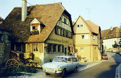 Németország, Rothenburg ob der Tauber, Burggasse 8., 1978, Csaba László örökösei, Fortepan #288446