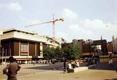 Németország, Stuttgart, előtérben balra a Marktstraße 1-3., a Breuninger Áruház., 1978, Csaba László örökösei, Fortepan #288453