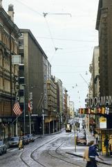 Finnország, Helsinki, Mannerheimintie, szemben az Aleksanterinkatu., 1978, Csaba László örökösei, Fortepan #288470