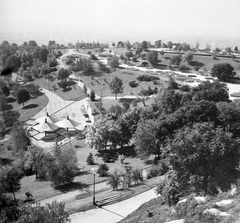 Magyarország, Gellérthegy, Budapest XI., déli lejtő a Citadella alatt, Jubileumi park., 1973, Építésügyi Dokumentációs és Információs Központ, VÁTI, Budapest, Fortepan #28856