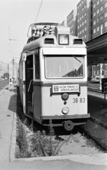 Magyarország, Újpalota, Budapest XV., Zsókavár utca, villamos-végállomás az Erdőkerülő utcánál., 1980, Prohászka Imre, Budapest, Fortepan #288844