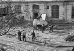 Magyarország, Budapest VIII., Baross utca, Baross kocsiszín., 1981, Prohászka Imre, Budapest, Fortepan #288879