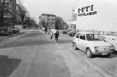 Magyarország, Budapest I., Lisznyai utca 28., MTI Fotólabor, középen az Orvos utca kereszteződése., 1984, Prohászka Imre, Budapest, rendszám, Polski Fiat 126p, automobil, gyerek, Fortepan #288979