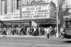 Amerikai Egyesült Államok, New York, West 42nd Street 215–217., szemben Times Square Theater., 1974, Bencseky Mátyás, mozi, Fortepan #289410