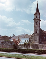 Magyarország, Sopron, Várkerület (Lenin körút), Nagy Rondella és a Szent György-templom., 1964, Építésügyi Dokumentációs és Információs Központ, VÁTI, színes, Fortepan #28959