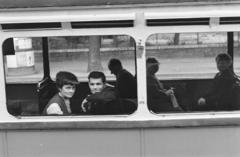 1967, Bencseky Mátyás, leaning out of the window, Best of, Fortepan #289592