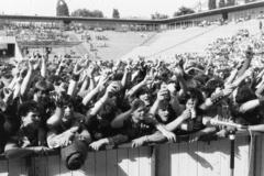 Hungary, Budapest XIV., Kisstadion, a felvétel a Pokolgép együttes koncertjén készült 1986. június 14-én., 1986, Bencseky Mátyás, Budapest, Fortepan #289613