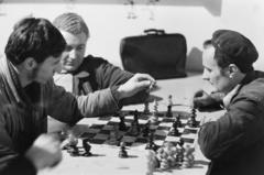 1971, Bencseky Mátyás, chess, chess table, Fortepan #289733