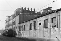 Magyarország, Budapest IV., Zsilip utca, jobbra a BUDALAKK a Váci út és a Dunasor között., 1962, Bencseky Mátyás, Budapest, Fortepan #289783