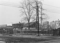 Magyarország, Budapest IV., Váci út, jobbra a Nyitra utca - Duna sor - Tímár utca határolta iparterület., 1962, Bencseky Mátyás, Budapest, Fortepan #289815