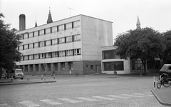 Magyarország, Kecskemét, Katona József tér, Zeneiskola, ma a Bács-Kiskun megyei Önkormányzat pedagógiai intézete., 1966, Építésügyi Dokumentációs és Információs Központ, VÁTI, iskola, Fortepan #28989