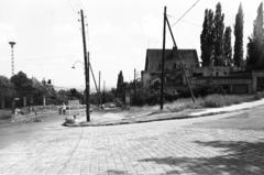 Magyarország, Budapest XII., Szent Orbán (Orbán) tér, szemben az Orbánhegyi út, jobbra a Fodor utca., 1962, Hegyvidéki Helytörténeti Gyűjtemény, Budapest, Fortepan #290210