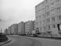 Magyarország, Százhalombatta, Erkel Ferenc körút a Damjanich utca felé nézve., 1971, Építésügyi Dokumentációs és Információs Központ, VÁTI, Fortepan #29033