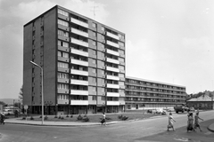 Magyarország, Zalaegerszeg, Kovács Károly tér a Nagytemplom felől., 1970, Építésügyi Dokumentációs és Információs Központ, VÁTI, Fortepan #29053