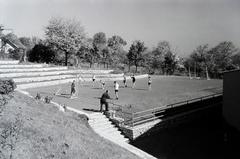 Magyarország, Budapest XII., Mártonhegyi út 34., Általános Iskola (később Tamási Áron Általános Iskola, Gimnázium és Német Nemzetiségi Gimnázium)., 1960, Hegyvidéki Helytörténeti Gyűjtemény, Budapest, Fortepan #290588