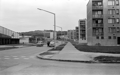 Magyarország, Zalaegerszeg, Landorhegyi út a Platán sor (Lenin út) felől., 1968, Építésügyi Dokumentációs és Információs Központ, VÁTI, gyalogátkelő, Fortepan #29110