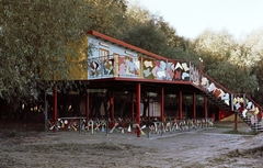 Magyarország, Csongrád, Körös-torok, FŰTŐBER üdülő., 1969, Építésügyi Dokumentációs és Információs Központ, VÁTI, színes, Fortepan #29139