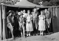 1933, Nagy Emese, jamboree, scouting, tent, Fortepan #291720