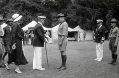 1933, Nagy Emese, jamboree, scouting, Nicolaus Horthy-portrayal, Fortepan #291725