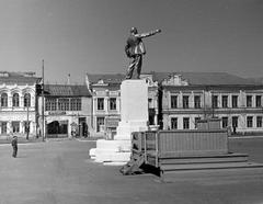 1962, Dusik, szobor, Fortepan #291901