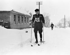 1963, Dusik, katona, óvoda, síbot, rajtszám, síelés, síléc, Fortepan #292188