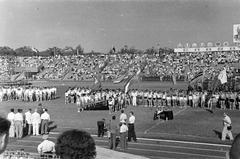 1962, Dusik, sportbemutató, stadion, Fortepan #292220