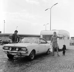 1974, Gyurkó Zsolt, Koslik Rudolf, Best of, lakókocsi, Opel Commodore, Fortepan #292299