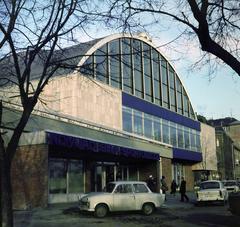 Magyarország, Budapest II., Árpád fejedelem útja, Komjádi Uszoda., 1980, Inkey Tibor, uszoda, Budapest, Fortepan #292737