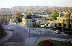 1985, Inkey Tibor, Skoda-brand, woman, street view, Lada-brand, Fortepan #292803