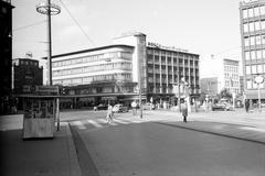 Germany, Hannover, a Kröpcke a Ständehausstraße - Georgstraße sarok felöl nézve., 1958, Fortepan/Album089, Fortepan #293663