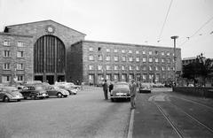 Germany, Stuttgart, Arnulf-Klett-Platz, főpályaudvar., 1958, Fortepan/Album089, Fortepan #293680